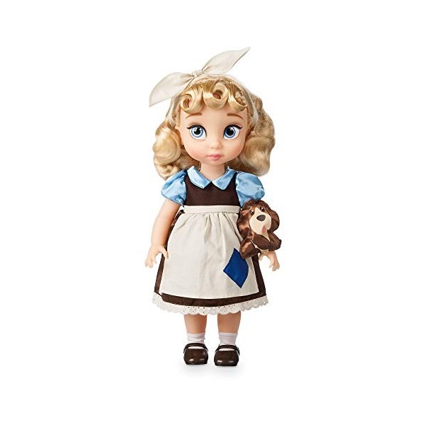 Disney Store Poupée Raiponce, Collection Animator, Raiponce, 39 cm / 15" avec Chevelure réaliste et Tenue, Peluche Pascal en 