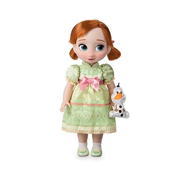 Disney Store Poupée Raiponce, Collection Animator, Raiponce, 39 cm / 15" avec Chevelure réaliste et Tenue, Peluche Pascal en