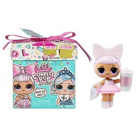 LOL Surprise Confetti Pop Birthday - Poupée Édition Limitée avec 8 Surprises Confettis dans une Boîte - Comprend une Surprise