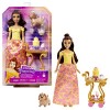 Disney Princesses Disney Poupée Belle Articulée avec Tenue Scintillante Et Accessoires Dont Chaussures Et Diadème, Jouet Enfa