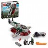 LEGO Star Wars Boba Fett’s Starship 75312 Fun Toy Building Kit. Awesome Gift Idea for Kids. New 2021 593 Pieces , Multicolor
