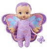 My Garden Baby Mon Premier poupon Bébé Papillon 23 cm violet, corps souple avec ailes en peluche, poupée pour enfant dès 18 m