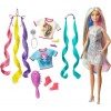 Barbie Cheveux Fantastiques poupée blonde aux longs cheveux brillants avec 2 serre-têtes fantaisie et accessoires, jouet pour