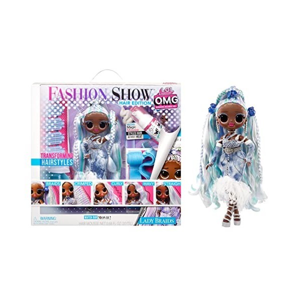 LOL Surprise OMG Fashion Show Style Edition - Missy Frost - Poupée de 25 cm avec + de 320 Looks de Mode - Contient des Tenues