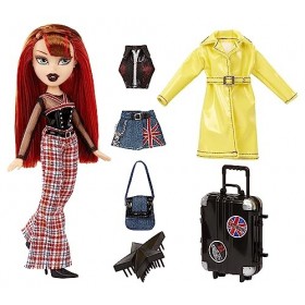 Bratz Pretty N Punk Poupée Mannequin - MEYGAN - Réédition de deux poupées avec des tenues assorties, une valise personnalis