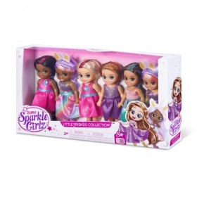 SPARKLE GIRLZ, Lot de 6 Mode à Collectionner, poupées à Habiller de Princesse, 100524, 6 Pack