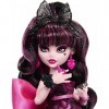 Monster High Poupée Draculaura en robe de soirée Monster Ball avec accessoires thématiques comme une fontaine de chocolat, HN