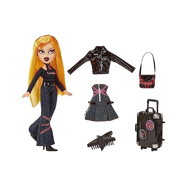 Bratz Pretty N Punk Poupée Mannequin - CLOE - Réédition de ces poupées populaires avec des tenues assorties, une valise per