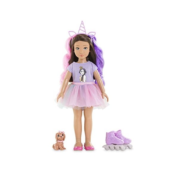 Corolle Girls - Coffret Luna Licorne, poupée mannequin, 28cm, dès 4 Ans, 9000600030