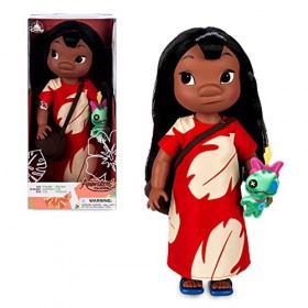 Poupée Lilo Animator de Disney Store, Lilo & Stitch, 39&nbsp;cm, Figurine de Fille des îles en Robe Classique, poupée Princesse à 