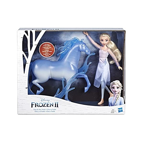 Disney La Reine des Neiges 2 Elsa Poupée et Figurine Nokk