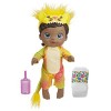 Baby Alive, poupée Félins arc-en-ciel, lion, boit et fait pipi, cheveux noirs, enfants, dès 3 ans exclusivité Amazon 