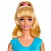 Disney Pixar Toy Story 4, Poupée Barbie Blonde de 29 cm en Tenue de Gym avec Jambières, Jouet pour Enfant, GFL78