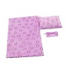 Uteruik – Parure de lit 3 pièces pour poupée avec sac de couchage et oreiller, accessoires de lit pour poupée américaine de 4