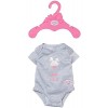 BABY born Body Gris ou Rose 43 cm Vêtements pour poupées, 827536, Coloris Assortis