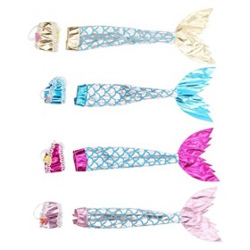 Dilwe Robe de Sirène de Poupée, Robe de Queue de Sirène de Princesse en Tissu Doux pour Accessoire de Décoration de Maison de