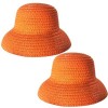 Mini chapeaux de paille pour poupée 2pcs Dome tressée Dôme à bord de simulation de simulation de simulation de simulation de 