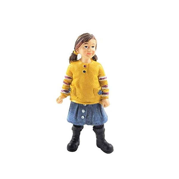 Melody Jane Maison de Poupées Personnages Moderne Fille en Bottes 1:12 Échelle Figurine en Résine