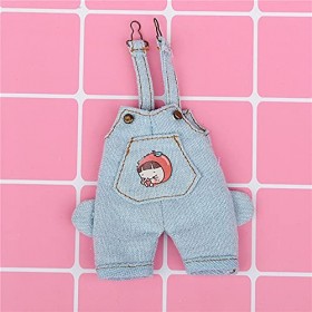 1/12 BJD vêtements de poupée Pantalons à Bretelles de Mode pour ob11, gsc, Accessoires de poupées body9 OB vêtements Light B