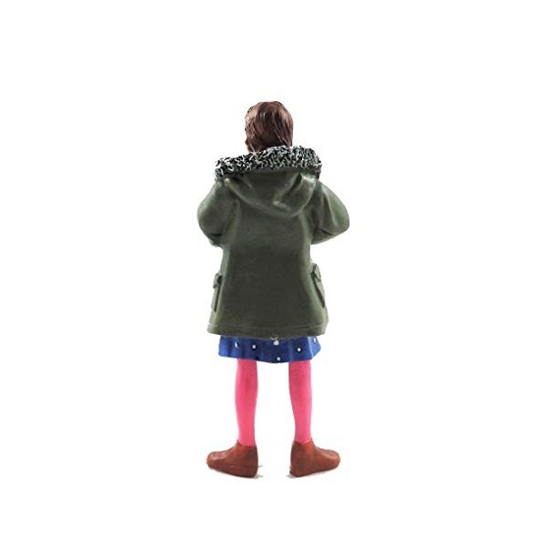 Melody Jane Maison de Poupées Personnages Moderne Fille en Parka 1:12 Échelle Figurine en Résine