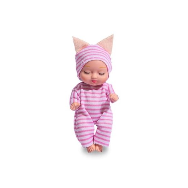 4 Pouces Poupées Mini Reborn-bébé Endormi Poupées Minuscules Paume-poupées Avec Des Vêtements Petites Poupées Bébé Jouet Cade