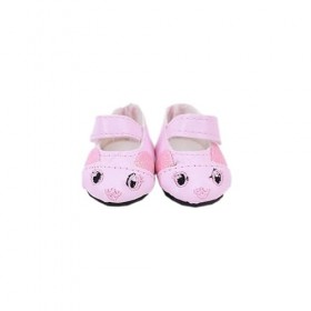 Sunportzida Chaussures de poupée en cuir de 35,6 cm, accessoires de décoration pour poupées de 35,6 cm 1/6 BJD rose 