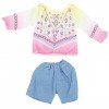 Vêtements de Poupées Reborn, Hauts et Pantalons de Poupée Bébé Accessoires de Tenues de Poupée pour Bébé de 18 Pouces