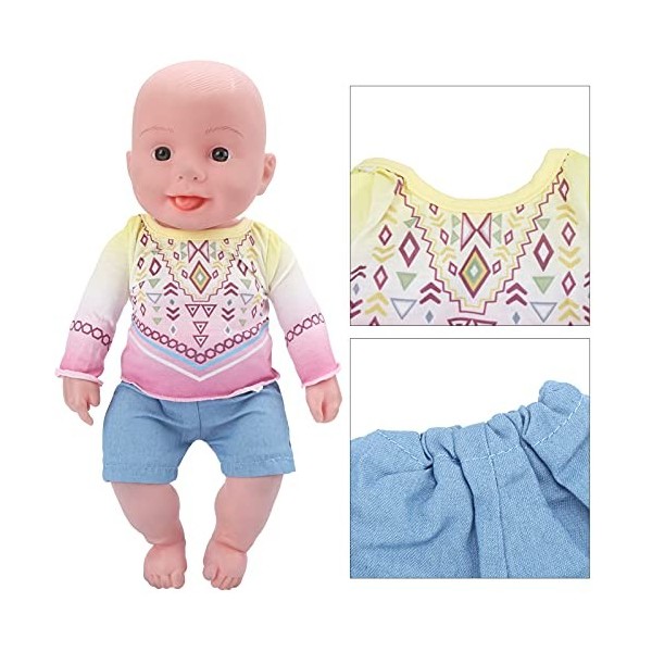 Vêtements de Poupées Reborn, Hauts et Pantalons de Poupée Bébé Accessoires de Tenues de Poupée pour Bébé de 18 Pouces