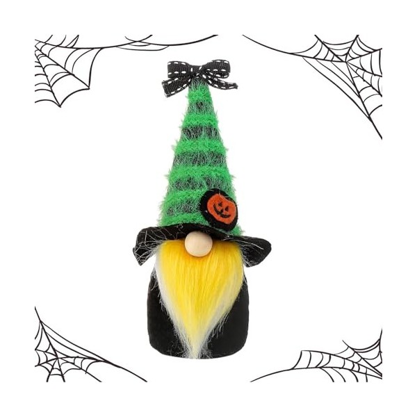 NGUMMS Poupée de Vieil Homme sans Visage d’Halloween - Poupée en Peluche Lucky Spooky GNOME pour Halloween - Produits de déco