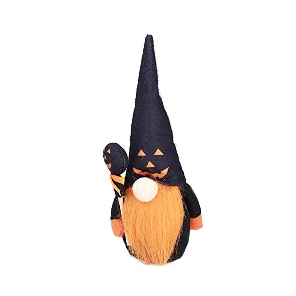 Décorations Dhalloween, Accessoires de Décoration pour la Maison, Poupée sans Visage, Citrouille, Poupée Gnome pour Décorati