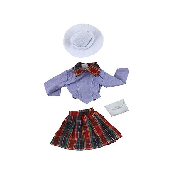 GIVBRO Vêtements de poupée pour poupée de 29,9 cm, robe de poupée décontractée, accessoires de costume pour jeu de rôle D 