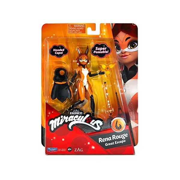 Bandai - Miraculous Ladybug - Mini-poupée - Ladybug - Poupée articulée 12 cm et ses accessoires - P50401