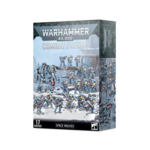 Games Workshop Warhammer 40k - Patrouille Space Wolves 99120101332 Noir
