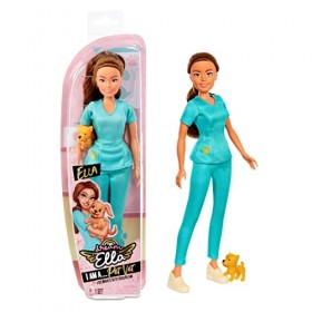 Aria- MGAs Dream Ella I AM Vétérinaire – À Collectionner – Poupée Mannequin de 29cm avec 1 Animal de Compagnie – Contient 1 