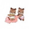 Sylvanian Families - Le Village - Les jumeaux Écureuil Roux - 5421 - Jumeaux et Bébés - Mini Poupées