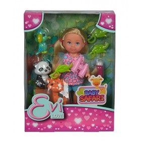 Simba - 105733043 - Ensemble de Poupée - Evi Love - Baby Safari