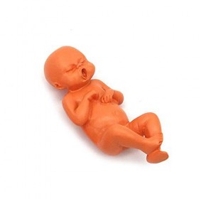 VOANZO Poupée bébé en résine, poupée reborn réaliste, poupée bébé nouveau-né, poupée bébé réaliste – Fille