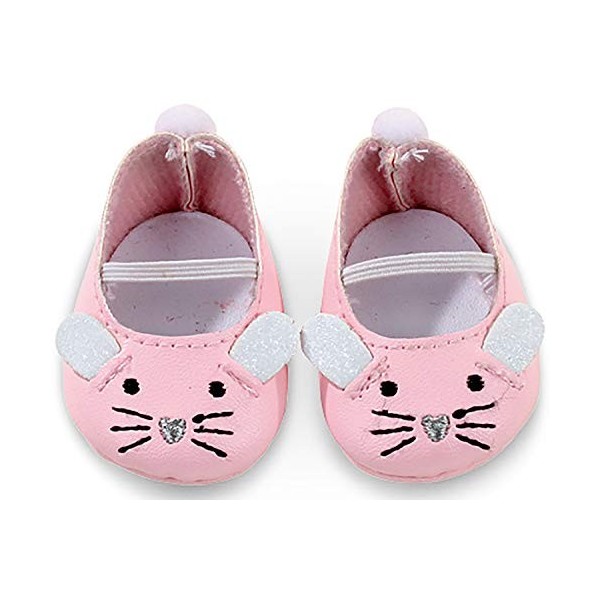 Götz 3402538 Chaussures de poupée Petites Souris - Vêtements et Accessoires pour poupons de T. M, 42 - 46 cm et poupées de T.