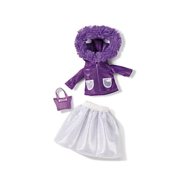 NICI- Twinsies Ensemble Mode Outdoor, 3 pièces, 45911, Purple