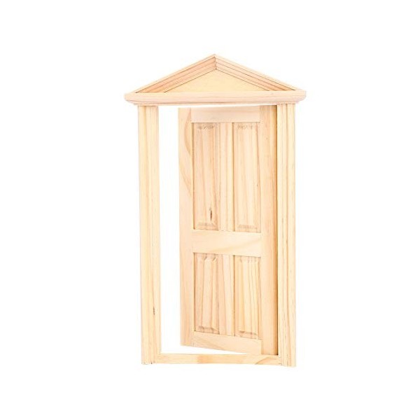 1:12 maison de poupée Miniature meubles dépeint en bois flèche portes pour bricolage scène poupée maison meubles artisanat ac