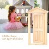 1:12 maison de poupée Miniature meubles dépeint en bois flèche portes pour bricolage scène poupée maison meubles artisanat ac