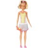 Barbie Métiers poupée Joueuse de tennis avec tenue chic, raquette et balle, jouet pour enfant, GJL65