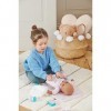 Casdon Changing Mat Set, Dolls Changing Mat & Care Set for Children Aged 3+, Includes Reusable Nappy, Brush, Pretend Talc & M