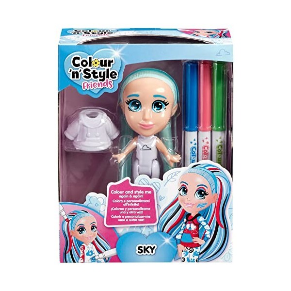 GOLIATH. Colour’N’Style Friends Lavender. Crée des Looks à L’Infini ! Poupée A Personnaliser. Loisir Créatif. A Partir de 3 A