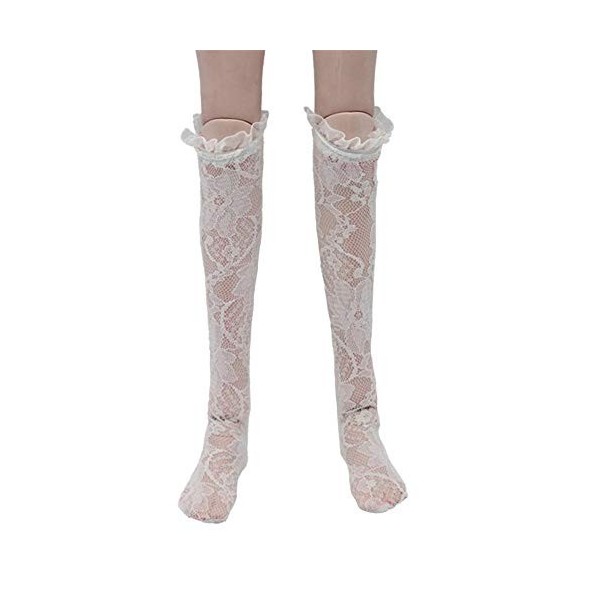 Hinleise Chaussettes hautes pour poupée - Accessoires de costume pour poupées 1/3 de 60 cm