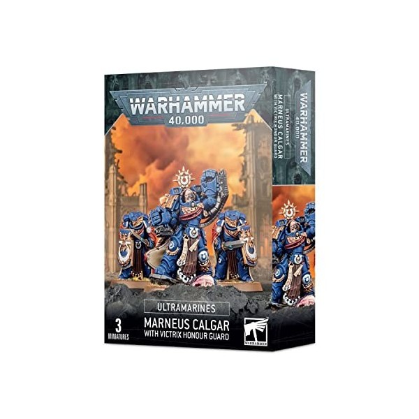 Games Workshop Warhammer 40k - Ultramarines Marneus Calgar avec Garde dhonneur Victrix 99120101328 Noir