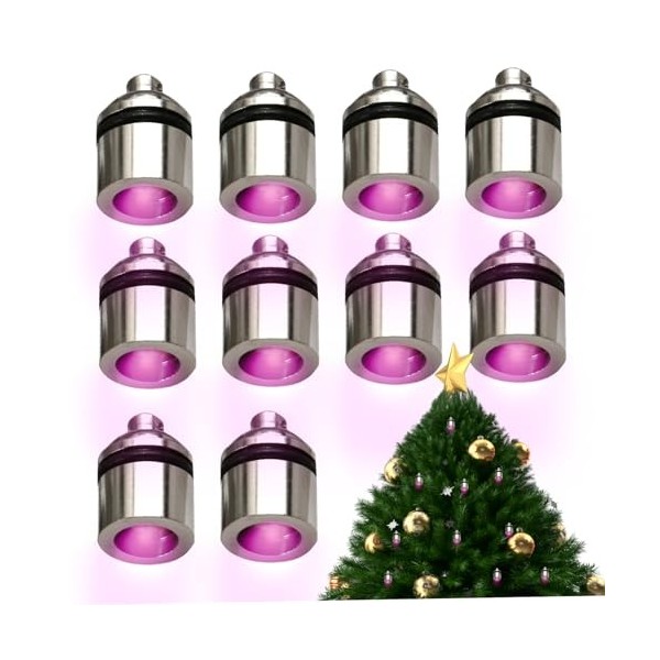 SMELEYOU Lot de 10 LumièRes LED Miniatures sans Fil pour Maison De PoupéE Lampe à Griffes De Chat AlimentéEs par Piles pour T