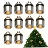 SMELEYOU Lot de 10 LumièRes LED Miniatures sans Fil pour Maison De PoupéE Lampe à Griffes De Chat AlimentéEs par Piles pour T