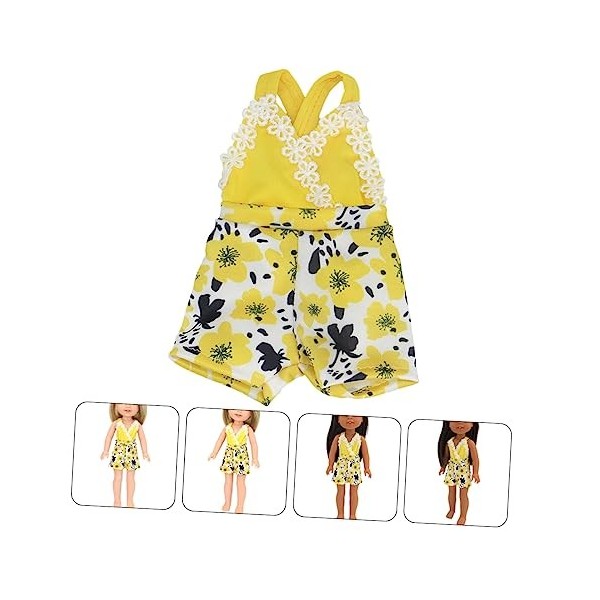 Toyvian Vêtements De Poupée Fille Costume De Poupées Robe 14 5 Pouces Vêtements De Poupée Poupées pour Filles Poupées América