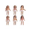 Uteruik Lot de 6 sous-vêtements pour poupée American Girl My Life de 45,7 cm